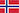 Norsk flag lille